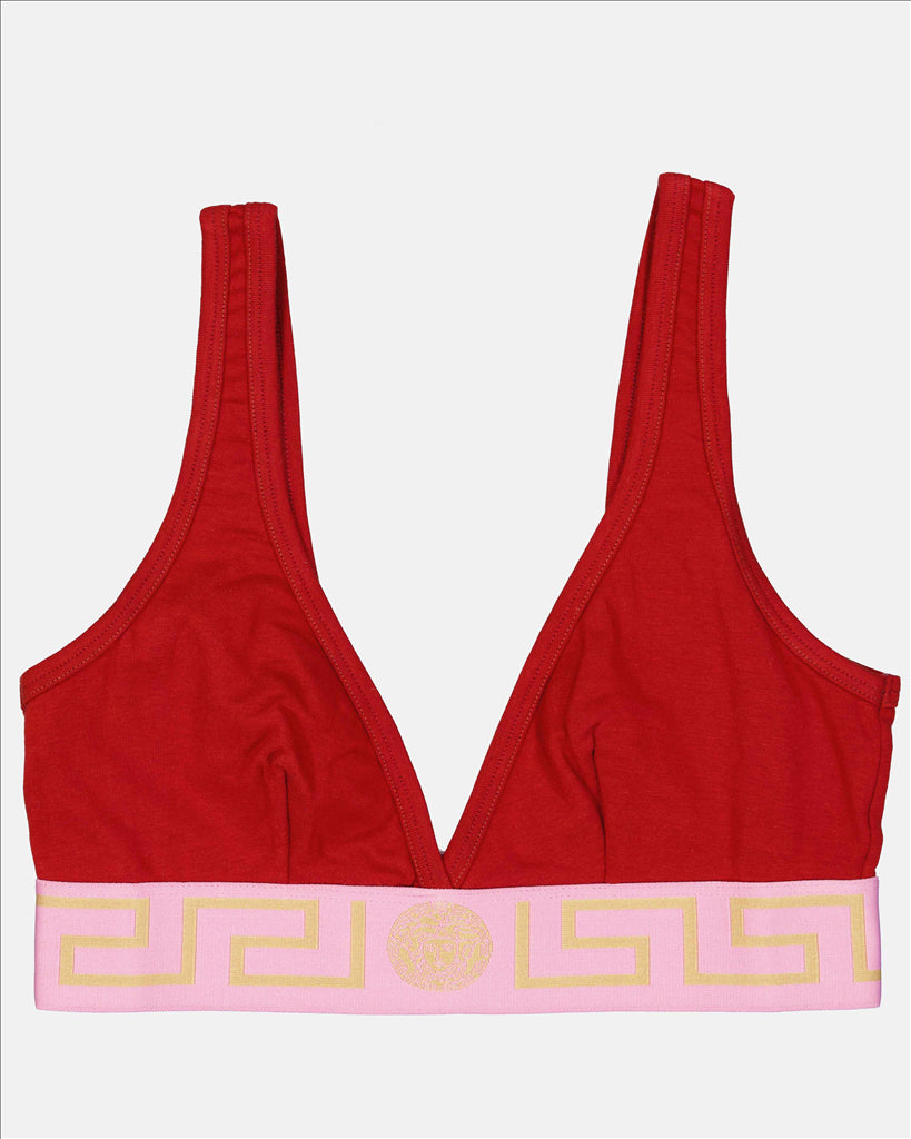 Roupa íntima e homewear Brassière Medusa Greca Versace Vermelho Femme