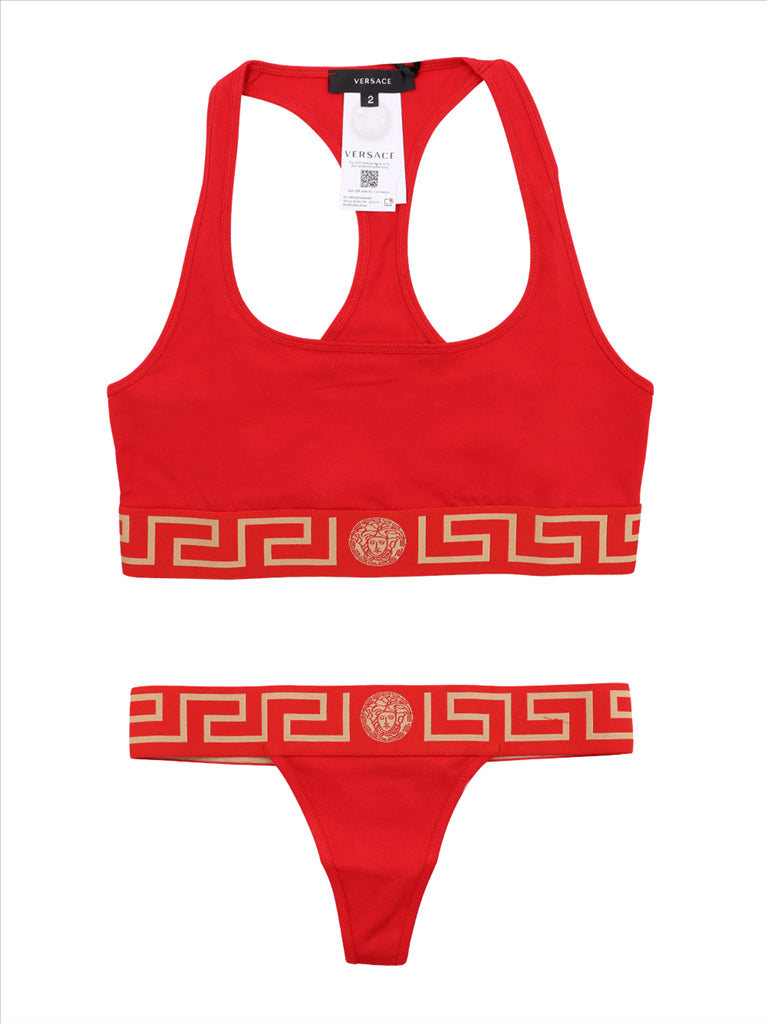 Roupa íntima e homewear Brassière Medusa Versace Vermelho Femme