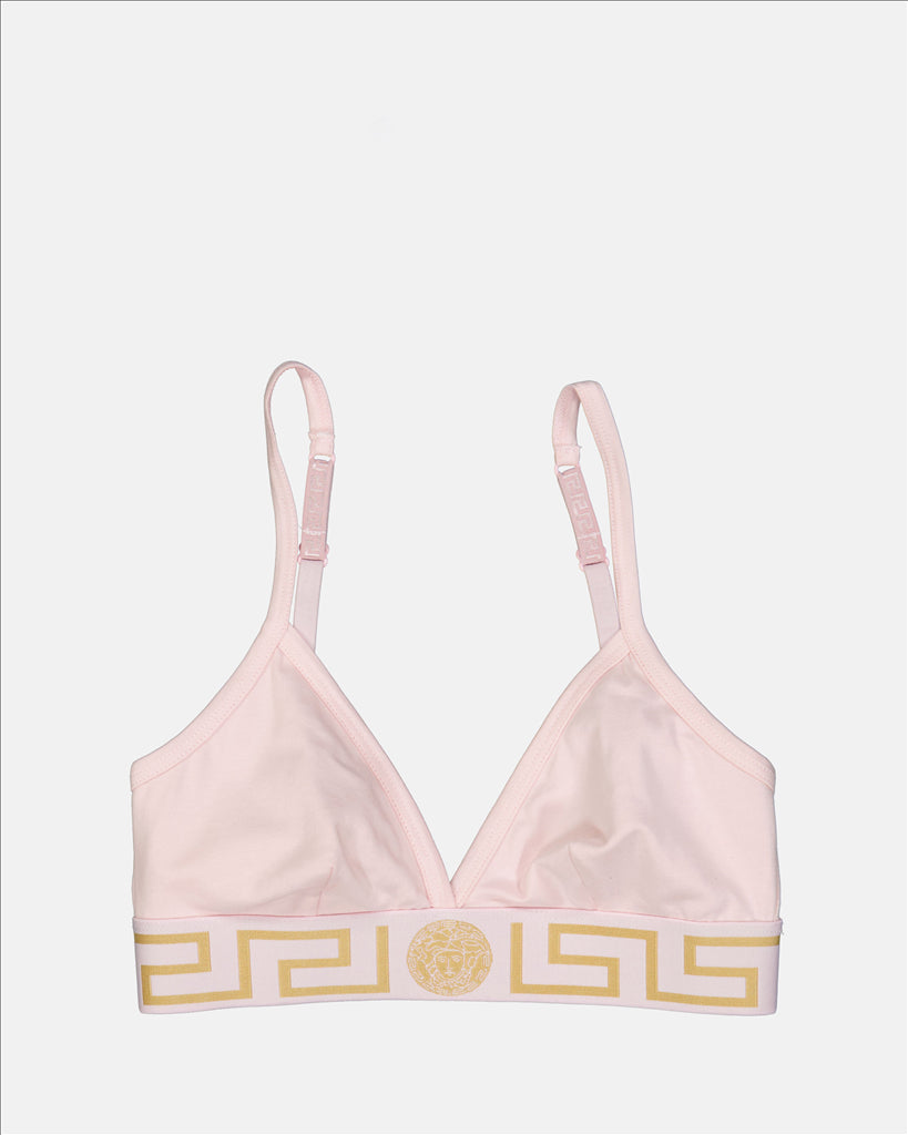 Sous-vêtements et homewear Brassière triangle Medusa Greca Versace Rose Femme