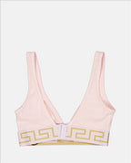 Roupa íntima e homewear Brassière triangle Medusa Greca Versace Rosa Femme