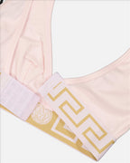 Roupa íntima e homewear Brassière triangle Medusa Greca Versace Rosa Femme