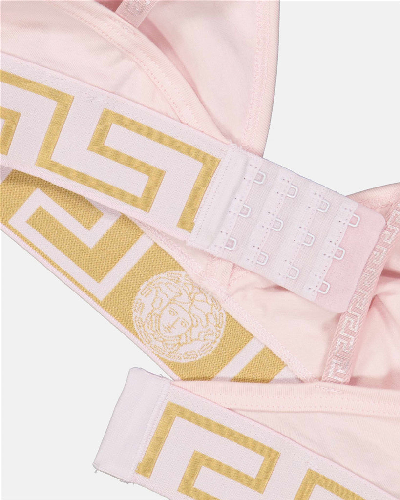 Sous-vêtements et homewear Brassière triangle Medusa Greca Versace Rose Femme