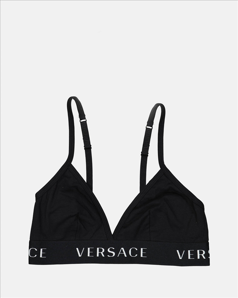 Roupa íntima e homewear Brassière triangle Versace Preto Femme