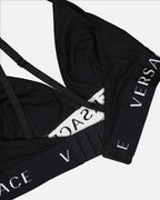 Roupa íntima e homewear Brassière triangle Versace Preto Femme
