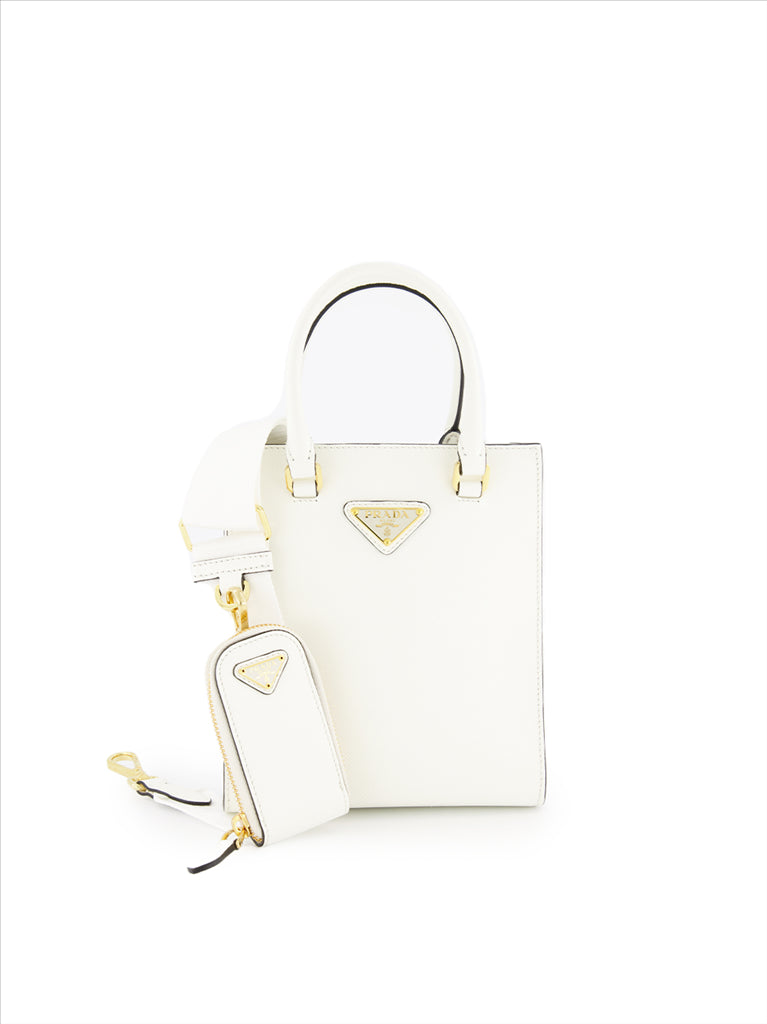 Bolsas transversais Cabas Galleria Prada Branco Femme