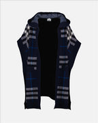 Jaquetas Cape à carreaux Burberry Azul Femme