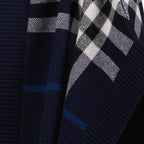 Jaquetas Cape à carreaux Burberry Azul Femme