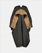 Vestes Cape à carreaux Maison Margiela Gris Femme