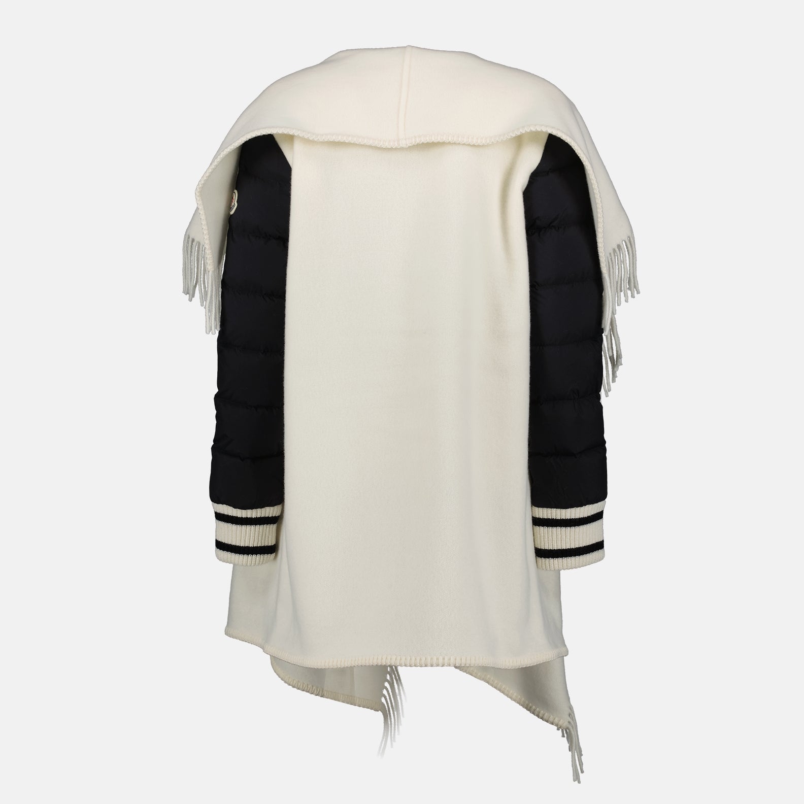 Vestes Cape bi-matière Moncler Beige Femme
