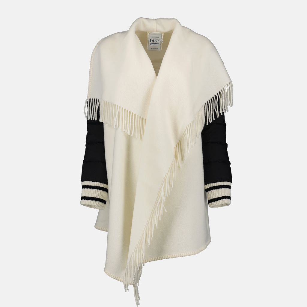 Vestes Cape bi-matière Moncler Beige Femme