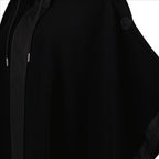Jaquetas Cape à capuche Moncler Preto Femme