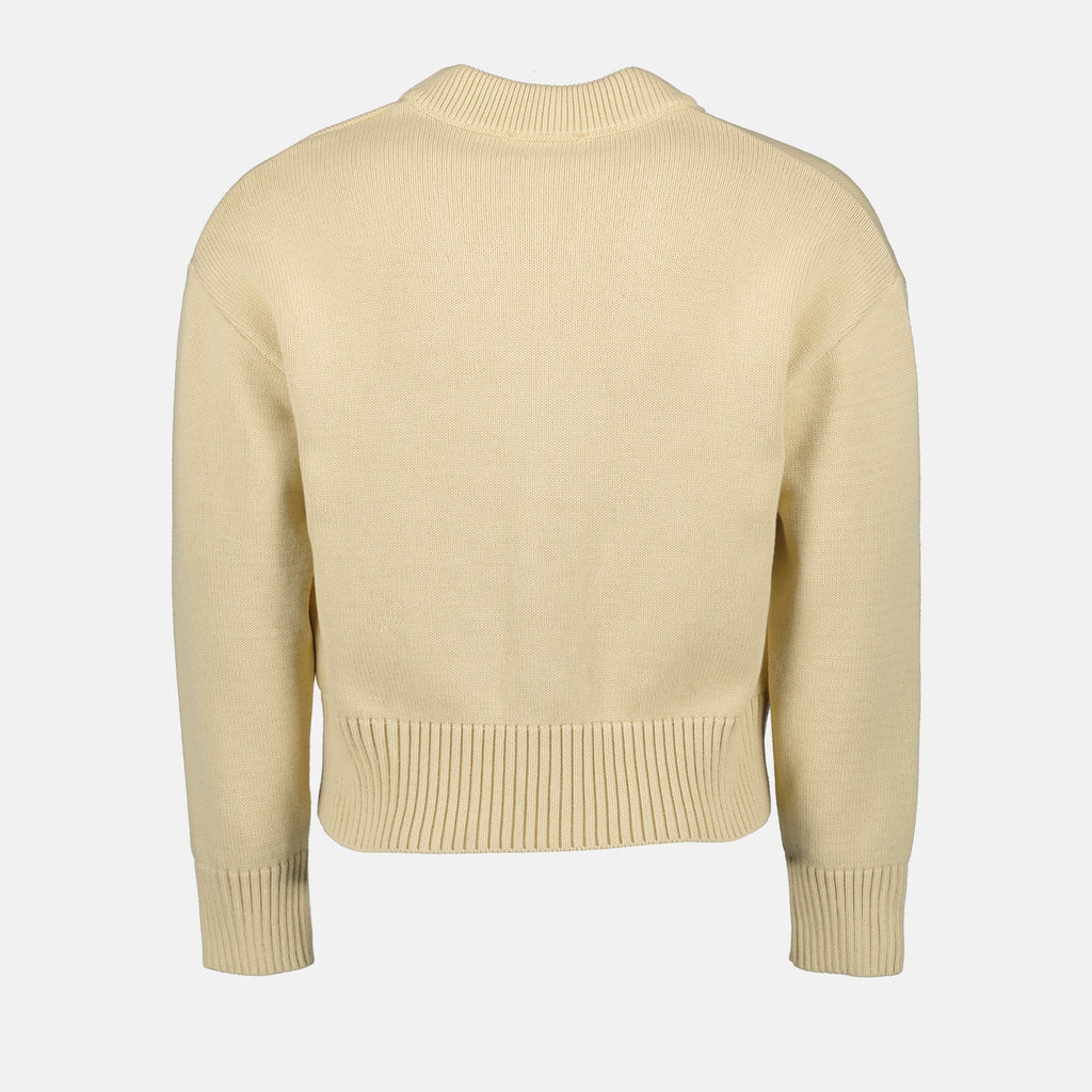 Malhas Cardigan Ami de Coeur Ami PARIS Bege Unissex