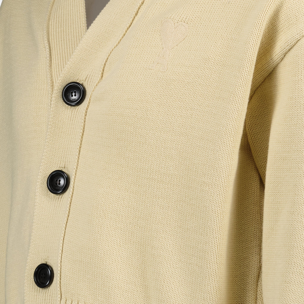 Malhas Cardigan Ami de Coeur Ami PARIS Bege Unissex