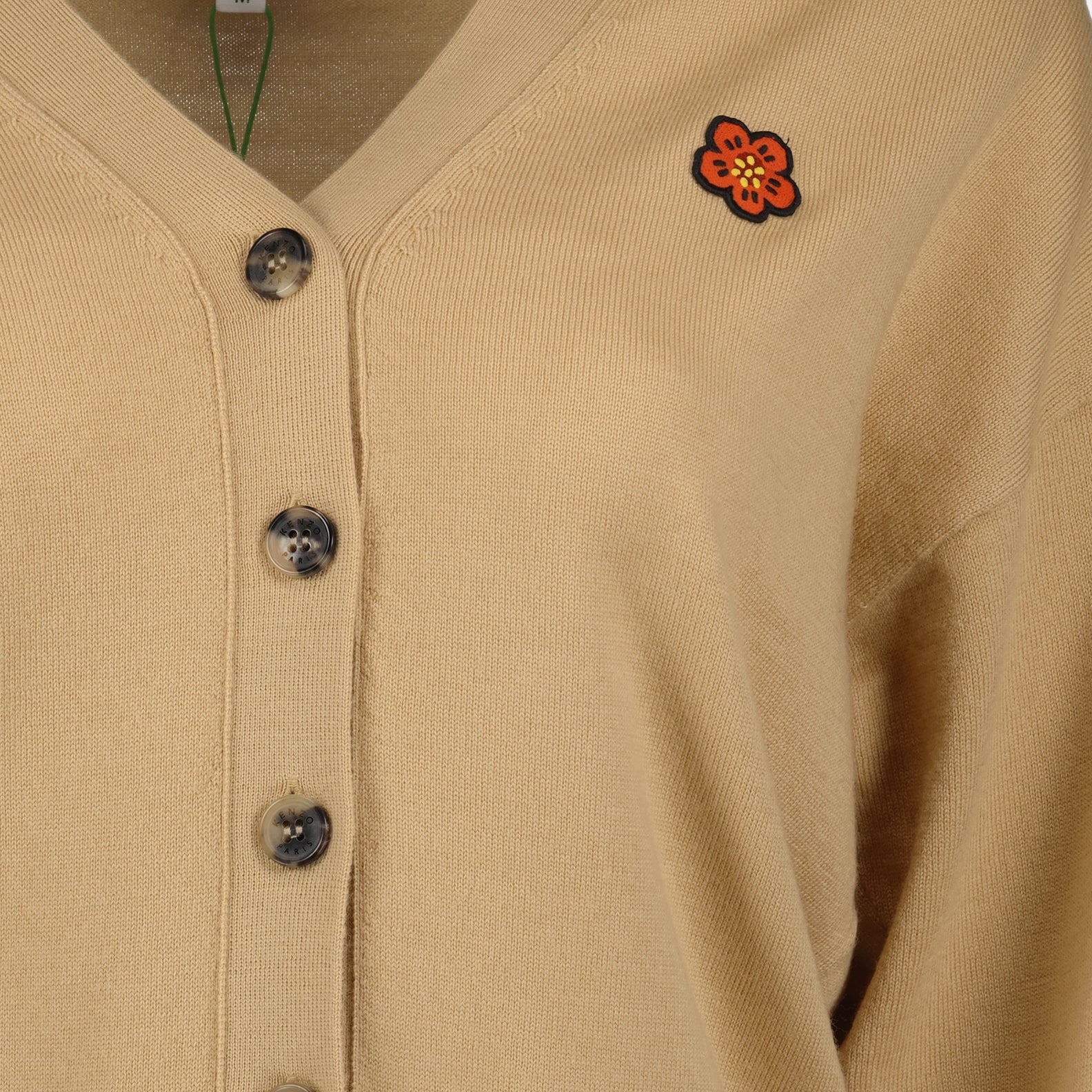 Knitwear Boke Flower Cardigan Kenzo Beige Women