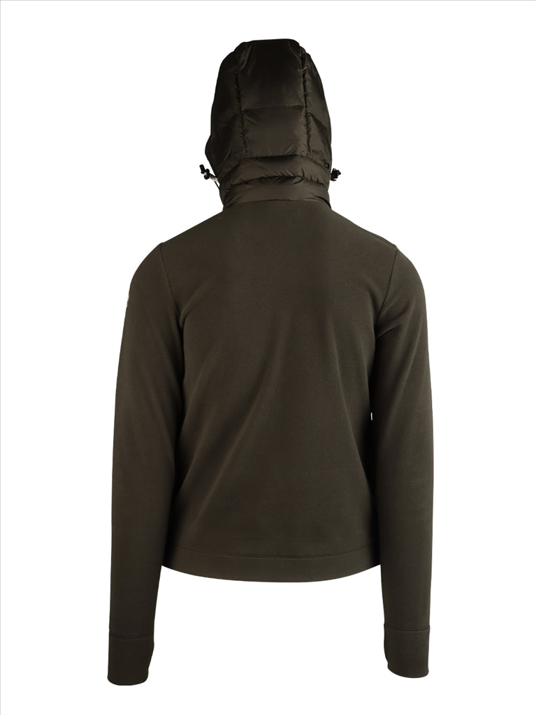 Jackets Bi-material cardigan Moncler Grenoble Green Homme