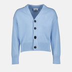 Malhas Cardigan Ami de Coeur Ami PARIS Azul Unissex