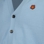 Malhas Cardigan Boke Flower Kenzo Azul Homme