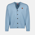 Malhas Cardigan Boke Flower Kenzo Azul Homme