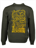 Maille Cardigan Illustration de Blake Alexander McQueen Vert Homme