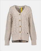 Maille Cardigan côtelé Moncler Genius Beige Femme