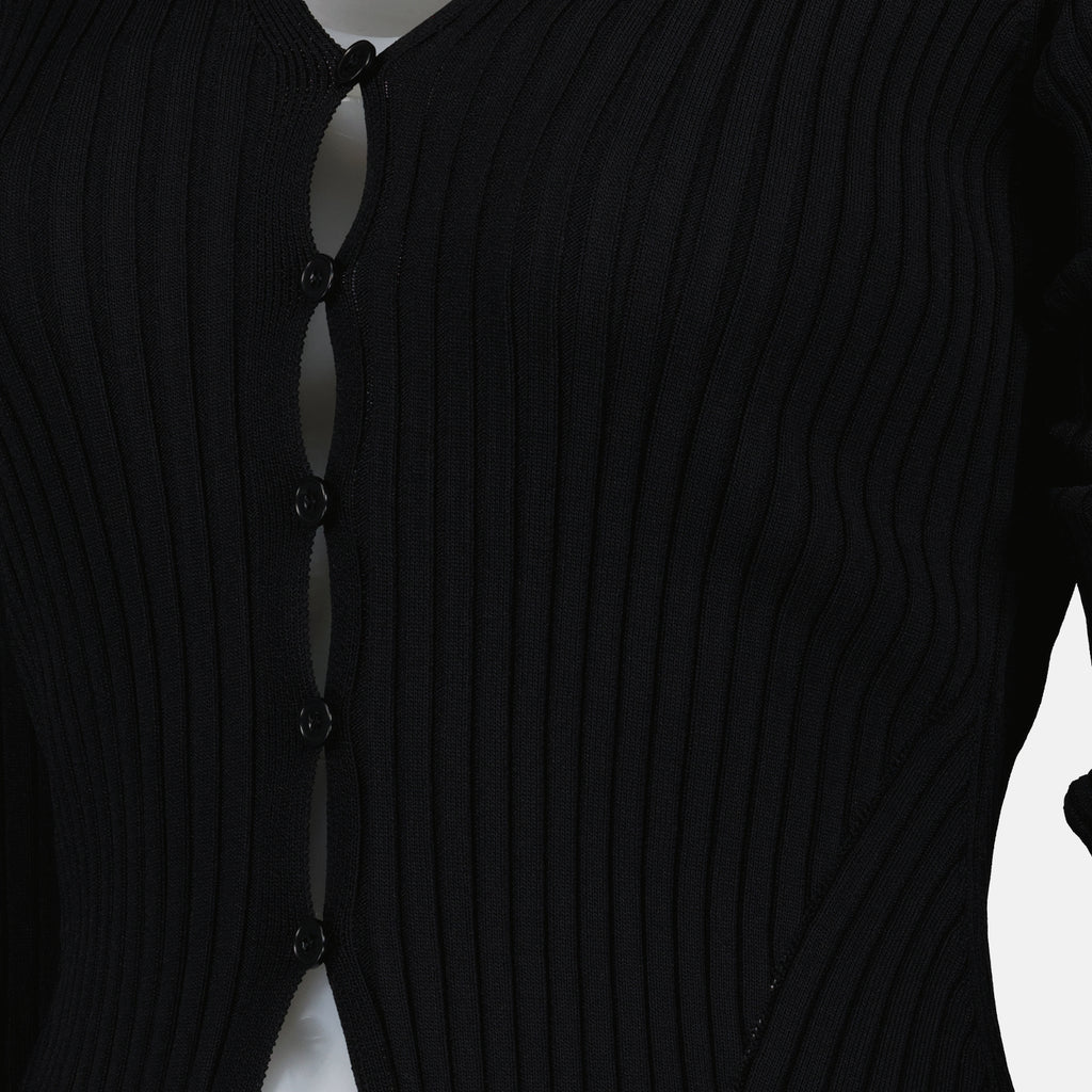 Knitwear Ribbed cardigan Ami PARIS Black Women