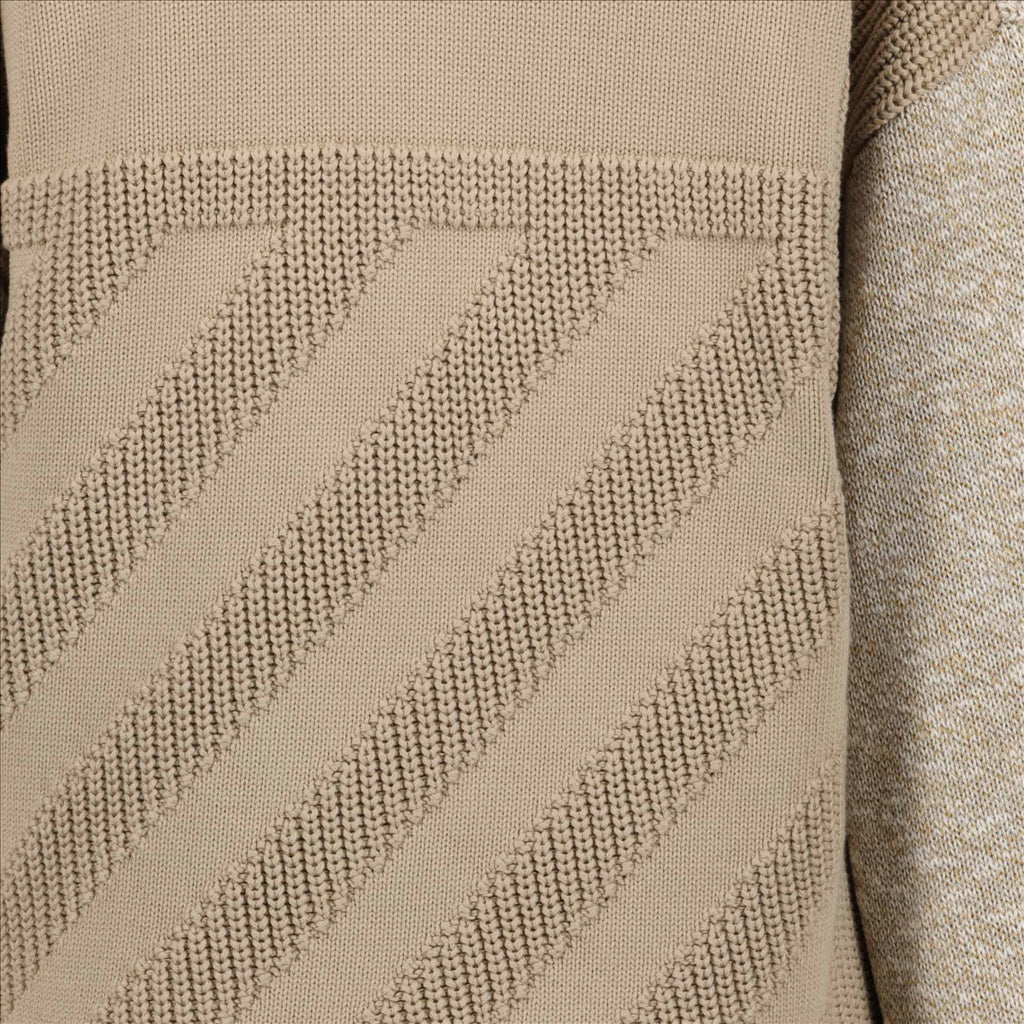 Jaquetas Cardigan Diag Off-White Bege Femme