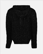 Maille Cardigan en lurex Saint Laurent Noir Homme