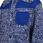 Malhas Cardigan Fisherman Kenzo Azul Homme