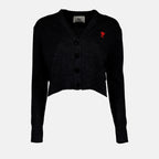 Malhas Cardigan Ami de Coeur Ami PARIS Preto Femme