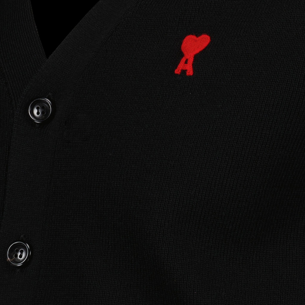Maille Cardigan Ami de Coeur Noir Ami PARIS Noir Homme