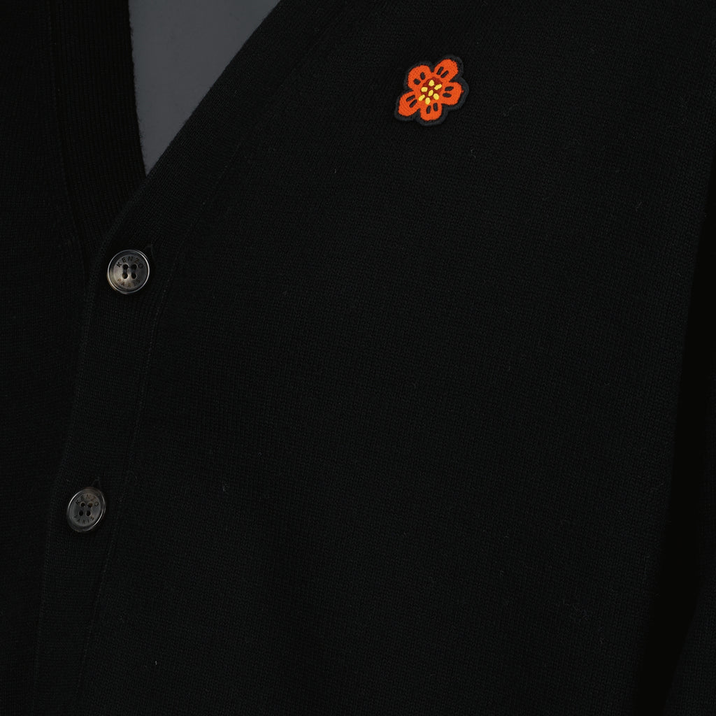 Malhas Cardigan Boke Flower Kenzo Preto Homme