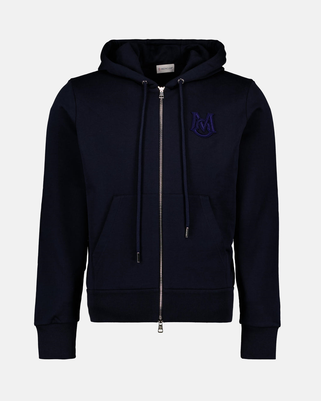 Sweatshirts Zipped sweatshirt Moncler Blue Man