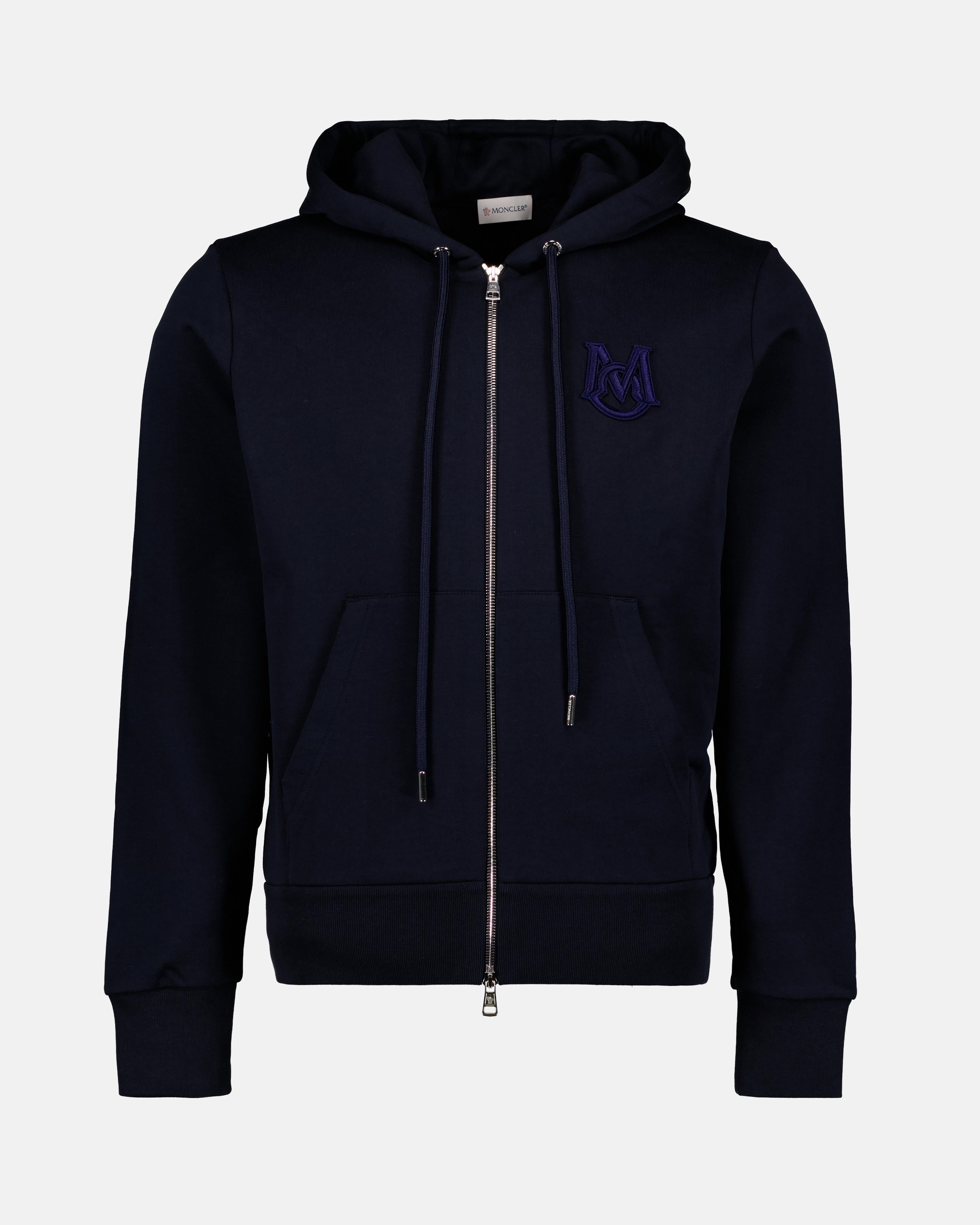 Sweatshirts Zipped sweatshirt Moncler Blue Man