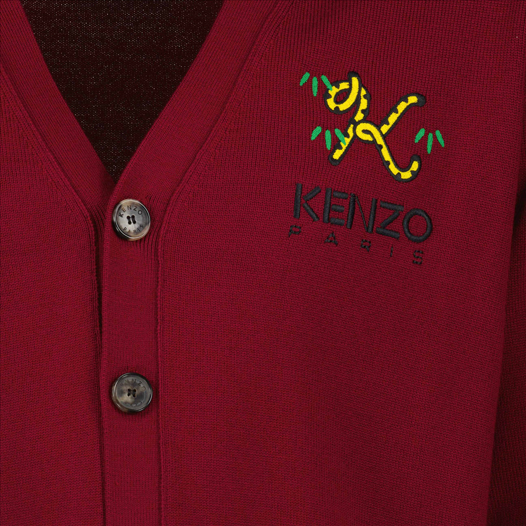 Malhas Cardigan Tiger Tail K Kenzo Bordéus Homme