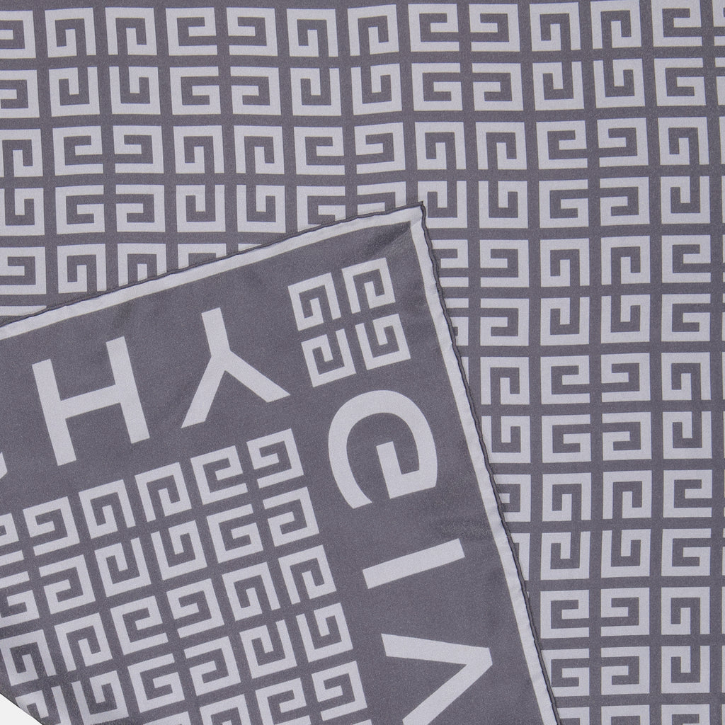 Scarves and gloves 4G silk square Givenchy Gray Women