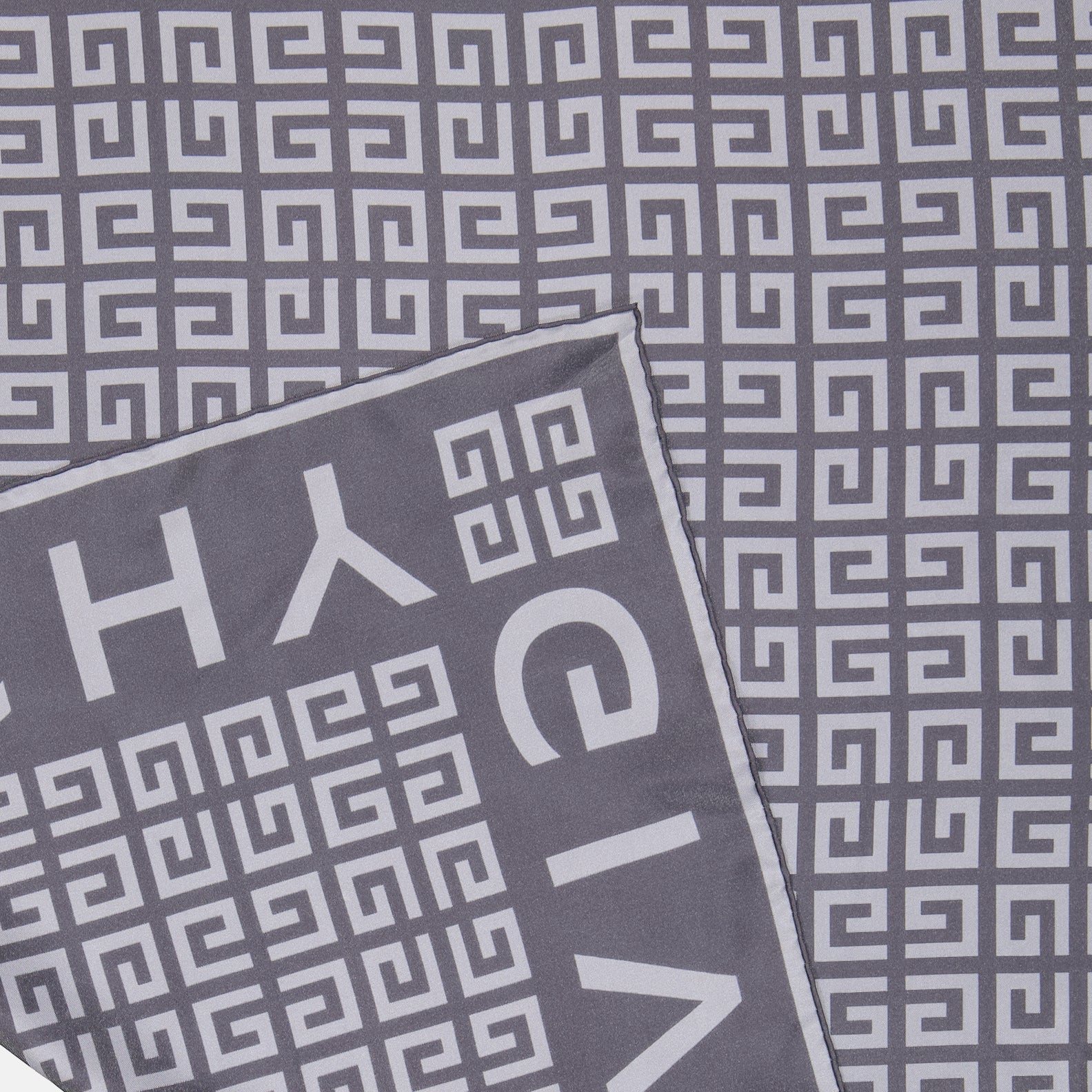 Scarves and gloves 4G silk square Givenchy Gray Women