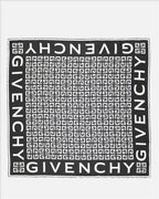 Écharpes, foulards et gants Carré de soie 4G Givenchy Noir Femme