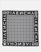 Écharpes, foulards et gants Carré de soie 4G Givenchy Noir Femme
