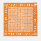 Écharpes, foulards et gants Carré de soie 4G Givenchy Orange Femme