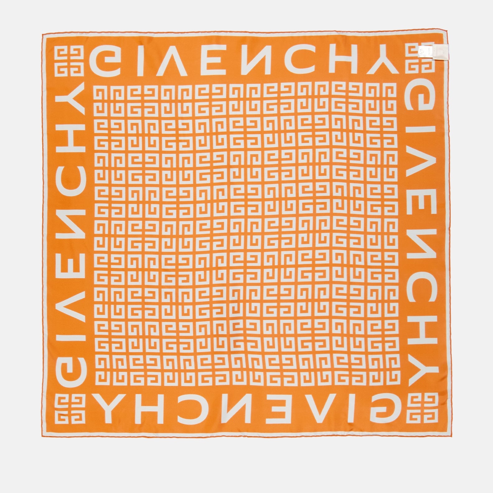 Écharpes, foulards et gants Carré de soie 4G Givenchy Orange Femme