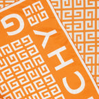 Écharpes, foulards et gants Carré de soie 4G Givenchy Orange Femme