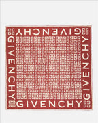 Scarves and gloves 4G silk square Givenchy Red Women