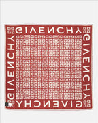 Scarves and gloves 4G silk square Givenchy Red Women