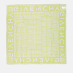 Écharpes, foulards et gants Carré de soie 4G Givenchy Vert Femme