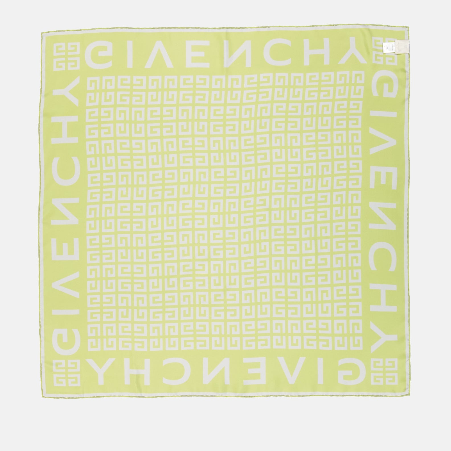 Écharpes, foulards et gants Carré de soie 4G Givenchy Vert Femme