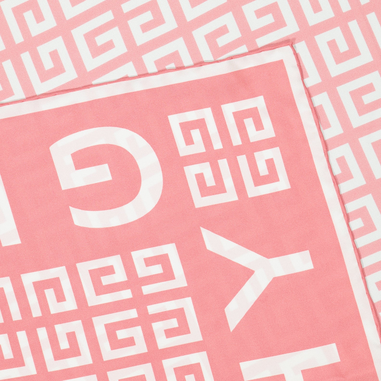 Écharpes, foulards et gants Carré de soie 4G Givenchy Rose Femme