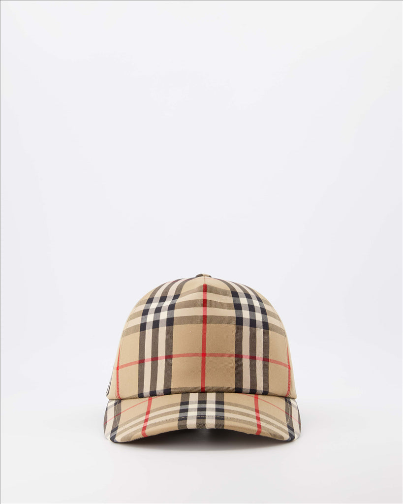 Chapéus, bonés e gorros Casquette à carreaux Burberry Bege Femme