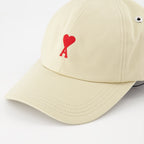 Chapeaux, casquettes et bonnets Casquette à logo Ami PARIS Beige Unisexe