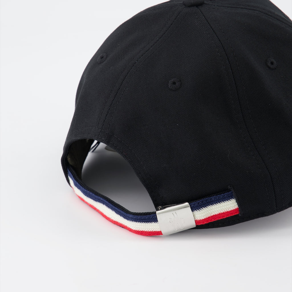 Chapeaux, casquettes et bonnets Casquette à logo et liseré Moncler Noir Homme