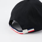 Chapeaux, casquettes et bonnets Casquette à logo et liseré Moncler Noir Homme